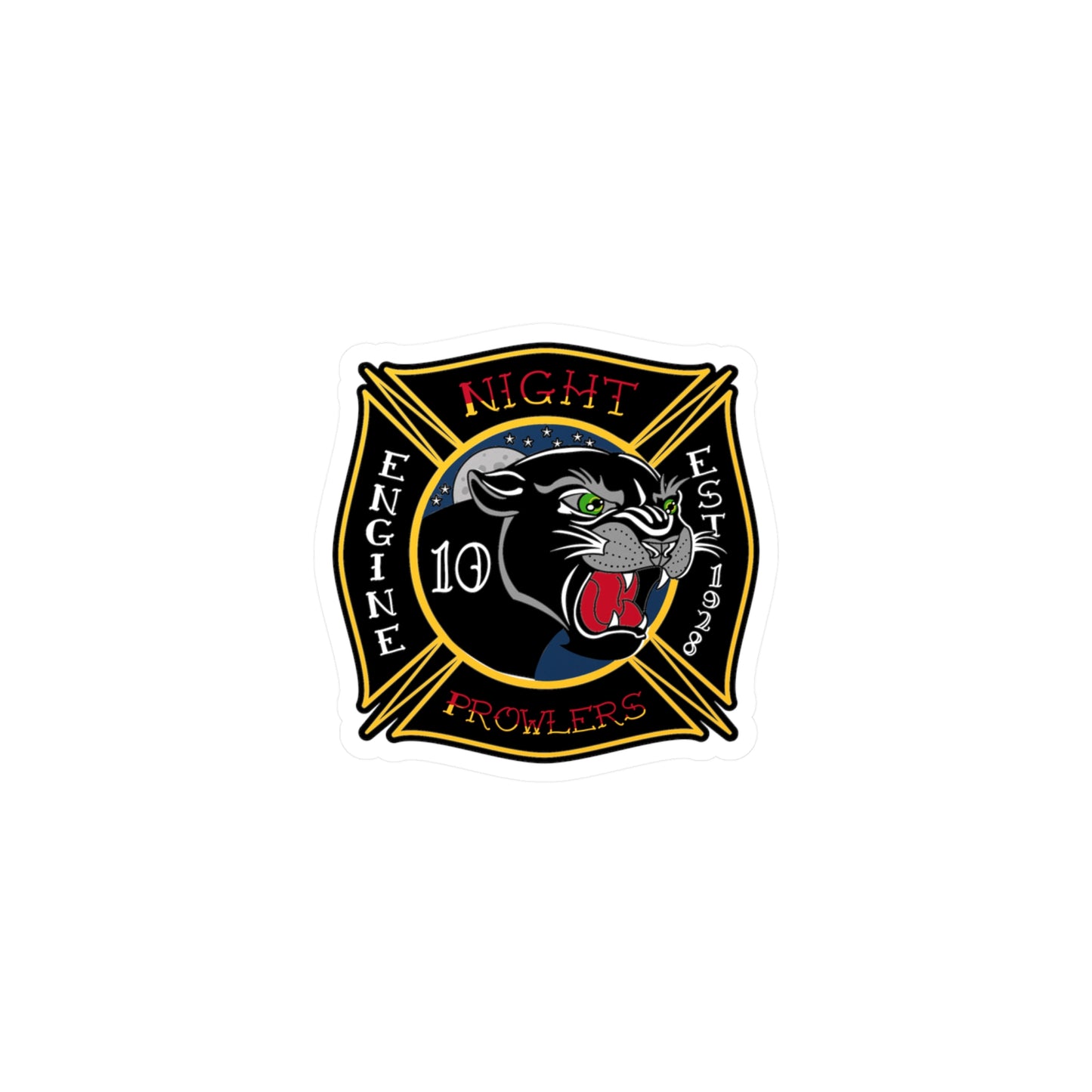 Engine 10 Kiss-Cut Vinyl Decals